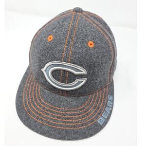 Chicago Bears Reebok NFL Team Apparel 210 Fitted Hat  size 6 7/8 -7 1/4WoolBlend